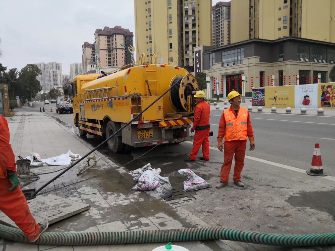 濮阳排污管道清淤-管道清洗